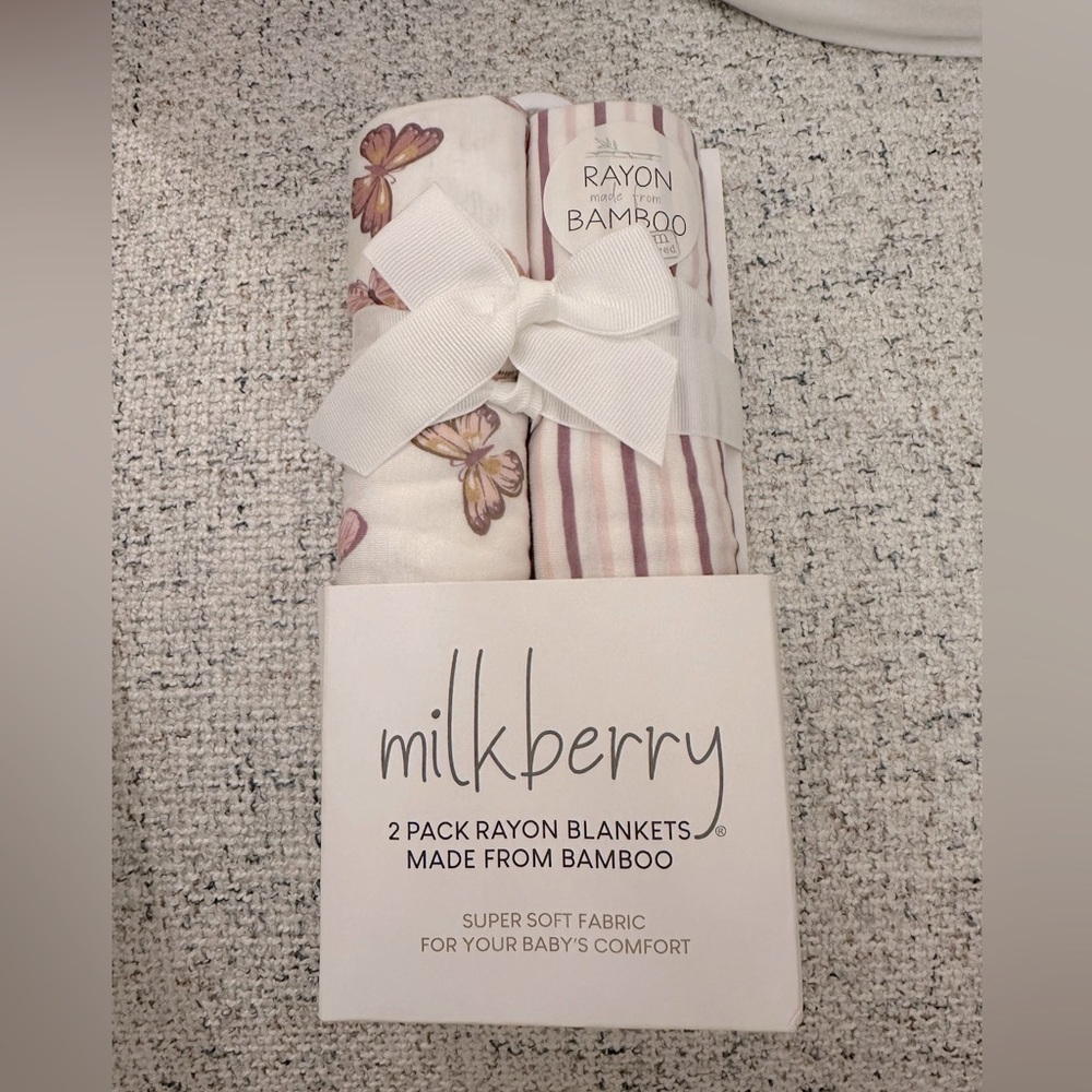 SOLD Milkberry Bamboo Blankets